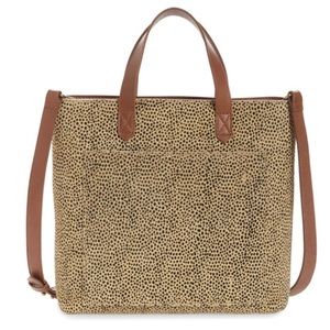 Madewell transport tote Haircalf